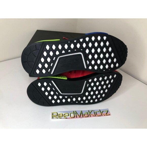 Adidas NMD R1 Red Multicolor Mens Sizes FV5258 - Picture 5 of 5